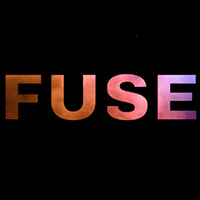 Fuse title treatment includes the word FUSE in heavy capital letters against a black background, filled with a nebula-like color cloud.